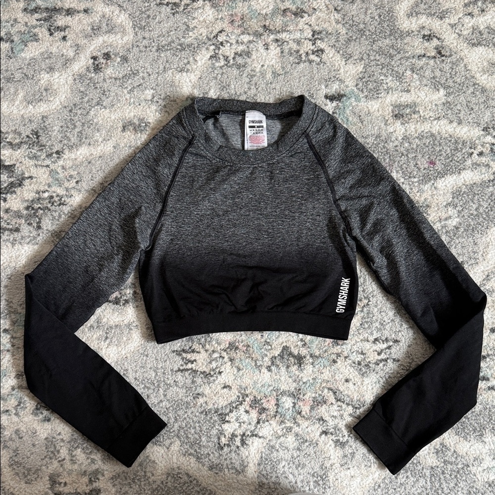 Gymshark Ombré Long Sleeve Crop Top